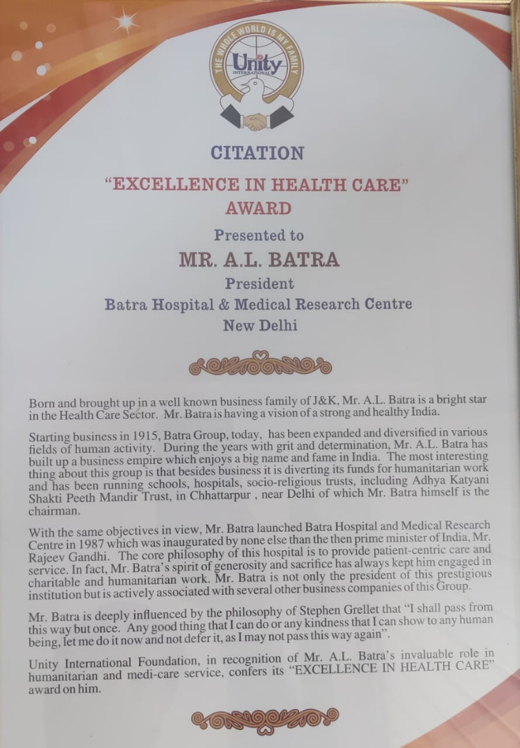 Best hospital in Saket, Delhi, Batra Hospital & Medical Research Centre 